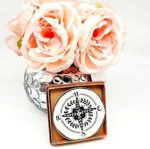 🌈 Natural Life Ceramic COMPASS Trinket Dish
